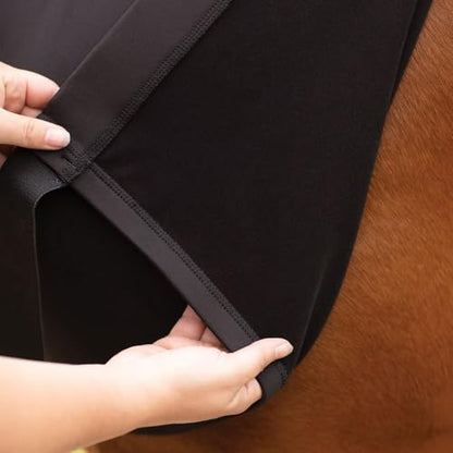 UltraFlex Fleece Lined Shoulder Guard | 4-Way Stretch Lycra | Fleece Lining for Warmth | Pull-On Design for Easy Use - size: Large