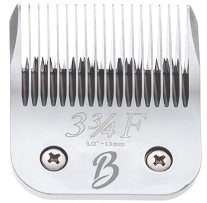 Detachable A Series 3 3/4 Blade Dog Grooming Cut Length 1/2" - 13mm Japanese Carbonized Steel Dog Clipper Supplies | Dog Grooming Blade Compatible A5 Series Clippers for Dogs(3 3/4F) - color: 334F (1/2" - 13mm)
