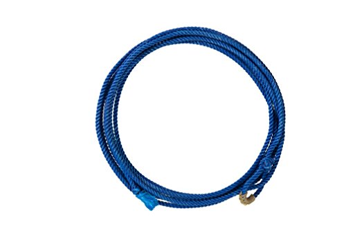Weaver Equine Waxed Nylon Kids Lasso Rope for Practice, 5/16" x 20' | Lightweight, Colorful Loop Design, Helps Kids Build Roping Skills Play, Lessons, Ranch Events & Rodeos - color: Blue