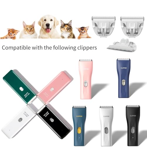 6 Pack Ceramic Blades Replacement for Dog Grooming Clippers - color: 6pcs Blades