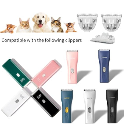 6 Pack Ceramic Blades Replacement for Dog Grooming Clippers - color: 6pcs Blades