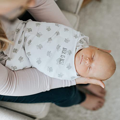 HALO 100% Cotton Sleepsack Swaddle, 3-Way Adjustable Wearable Blanket, TOG 1.5, Lamb Scribble White, Small, 3-6 Months - color: Lamb Scribble, size: Small (Pack of 1)