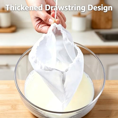 Reusable Ultra Fine Mesh Strainer Bag, 2Pcs Multi-Use