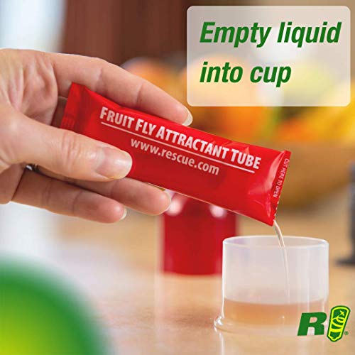 RESCUE! Fruit Fly Trap Bait Refill – 30 Day Supply – 10 Pack
