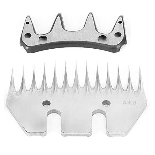 Stainless Steel Sheep Clippers Blade, High Hardness Cutting Shearing Cutter Replacement, 13 Tooth Straight Blade, for Sheep Grooming(13 Tooth)