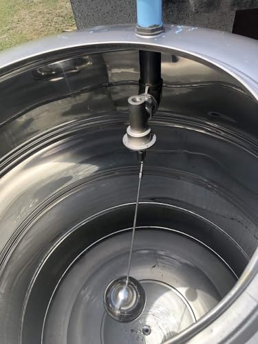 304 Stainless Steel Balanced Float Ball Valve, Tank Mount, 100 Psi (1-1/2") - size: 1.5 Inch