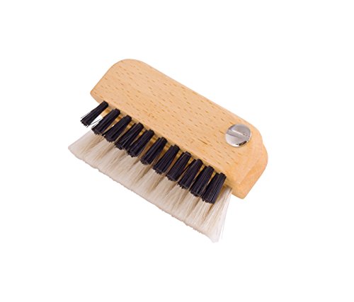 REDECKER Goat Hair/Natural Pig Bristle Laptop Brush with Oiled Beechwood Handle, 3-Inches - German Goat Hair Laptop Brush - color: Oiled Beechwood Laptop Brush
