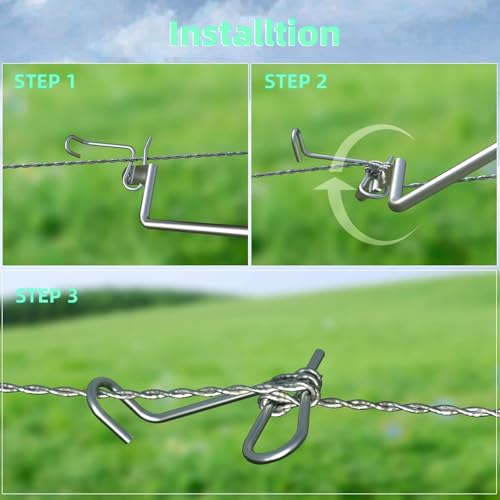 20 PCS Fence Wire Tighteners for Wire Fence Farm Garden