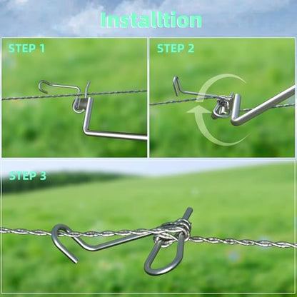 20 PCS Fence Wire Tighteners for Wire Fence Farm Garden