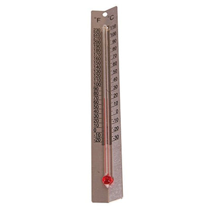 hand2mind V-Shaped, Dual-Scale, Mercury-Free Thermometers for Indoor Science Use (Pack of 10)