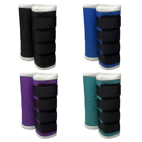 Showman Nylon Quick Wrap Standing Wraps - color: Black