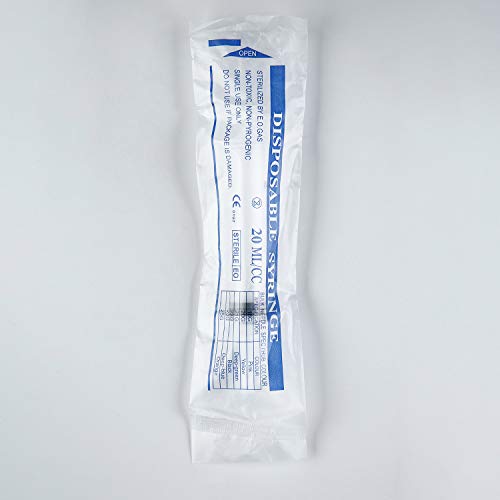 Boao 10 Pack Plastic Syringes Without Needle for Epoxy Resin,20 Ml - size: 20 ML