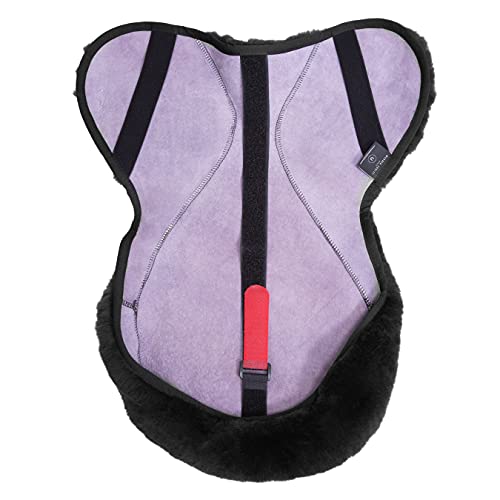 Werner Christ Horse Saddle Seat Saver English,Made of Real Sheepskin in Black Size Full - color: Black
