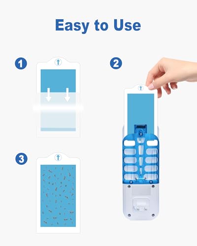 Dichroma 24 Pack Flying Insect Trap Refill for BURLAN QH009A Fruit Fly Trap