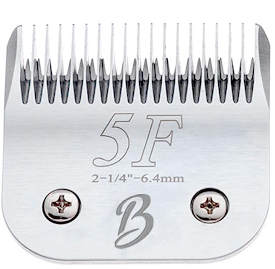 Detachable A Series 5f Blade Dog Grooming Cuts Length 1/4" - 6.4mm Japanese High Carbon Steel 6.4 mm Clipper Blade 5f | Detachable Blade Clippers (Compatible A5 Series(B5F) - color: 5F (1/4" - 6.4mm)