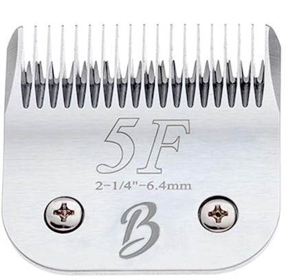 Detachable A Series 5f Blade Dog Grooming Cuts Length 1/4" - 6.4mm Japanese High Carbon Steel 6.4 mm Clipper Blade 5f | Detachable Blade Clippers (Compatible A5 Series(B5F) - color: 5F (1/4" - 6.4mm)