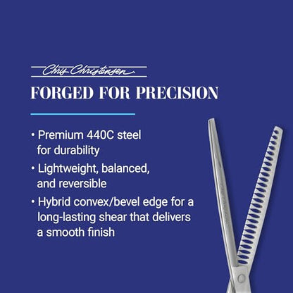 Chris Christensen Classic Series Grooming Shears, 8 in Chunky Blender Shear, Groom Like a Professional, Any Skill Level, Made From 440C Japanese Steel - size: 8.5 inch Chunky Blender