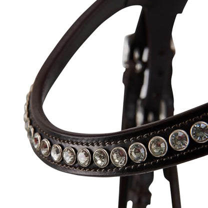 Acavallo Poesia Bridle Headstall Calfskin, Full Size, Dark Brown