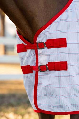 MIller's Aussie Ripstop Stable Sheet - color: EC Red, size: 78