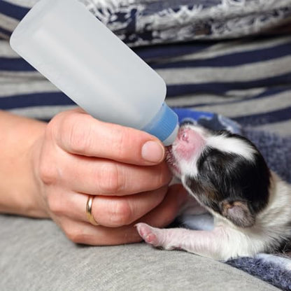 UPKOCH Cat Feeding Bottles 3 Pack Pet Milk Bottles for Kittens and Puppies Lightweight Portable Nursing Supplies for Newborn Animals 3.34 X 1.37 X 1.37 in