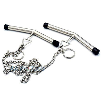 Calving Chain with Two Adjustable Handle for Cow, Goat & Cattle 150 cm Long for Calf Pulling VT-1284