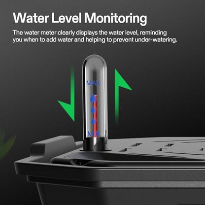 VIVOSUN 4-Pack FlexFeed Self-Watering Pots with Grow Bags, Auto Irrigation - size: 4-Pack Pots with Bags