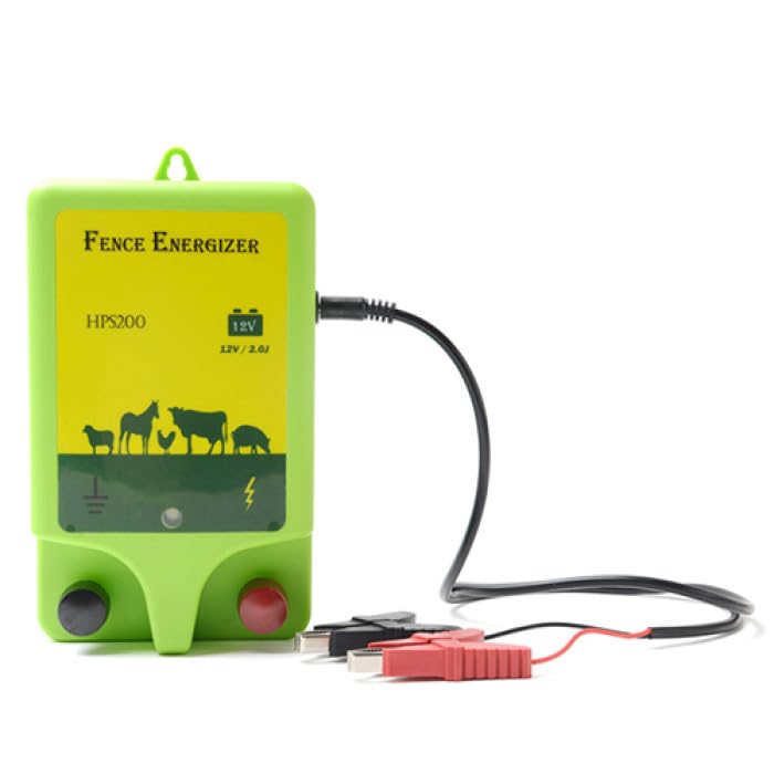 HPS200 Electric Fence Energizer 12V DC 10,000V