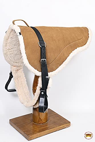 HILASON Bareback Pad Western Saddle Pad with Breast Collar - Shock Absorbing