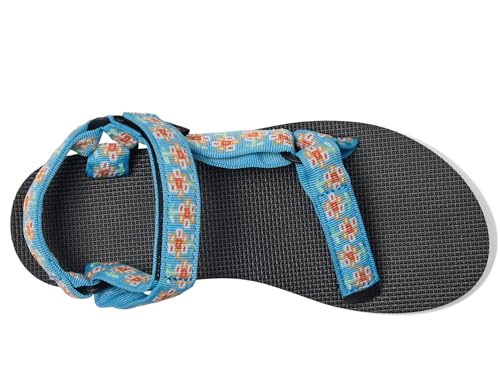 Teva Women's Midform Universal Wedge Sandal - color: Bloom Cendre Blue, size: 7