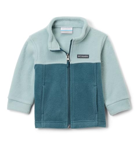 Columbia Youth Steens Mountain II Fleece Jacket - color: Crushed Blue/Everblue, size: 3-6 Months