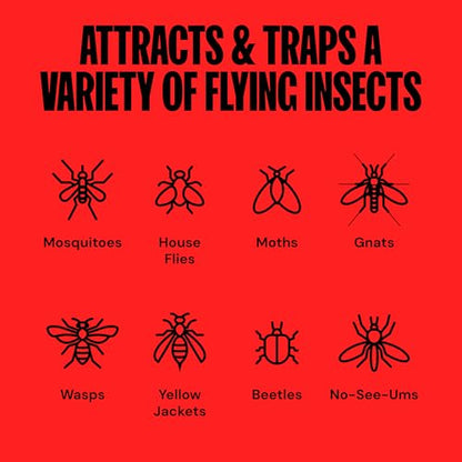 DynaTrap DT2030-GRSR Fly Traps Outdoor - Mosquito & Flying Insect Killer for 1 Acre – Kills Flies, Gnats, Wasps - Bug Zapper Alternative - Green - style: 1 Acre Green Trap