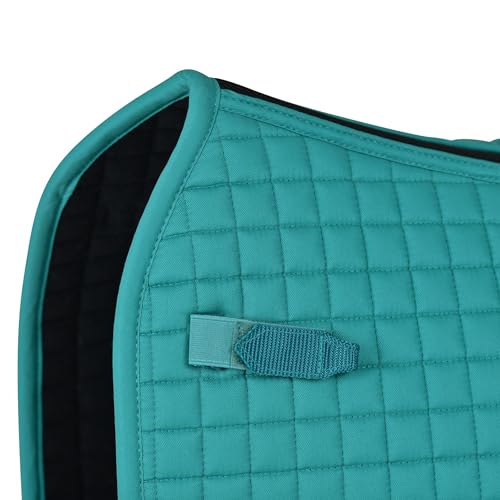 WeatherBeeta Prime Air-Tec Dressage Saddle Pad - color: Dark Turquoise, size: Large