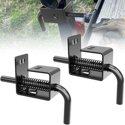 2 Pack Heavy Duty Trailer Gate Spring Latch Complete Kit