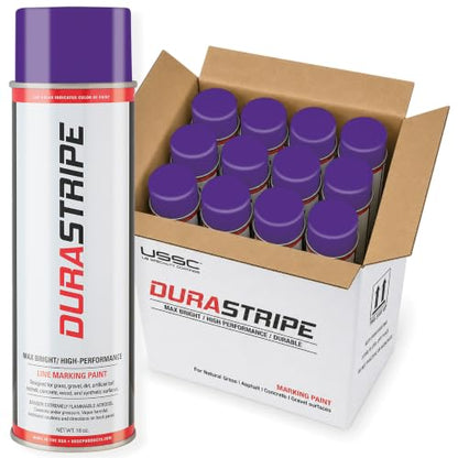 Athletic Field Marking Paint - (CASE) 12/18 Ounce Cans. The Most durable line marking paint available! Several colors to choose from. (Royal Purple) - color: Royal Purple