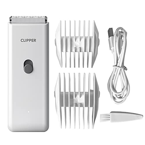 Handy Dog Cat Clippers - Professional Cordless Grooming Tools - Low Noise Pet Hair Trimmer Kit, AP005, White - color: Ap005-white