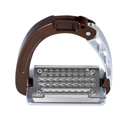 Acavallo Alupro Junior Stirrups, One Size, Black, Set of 2 - color: Brown