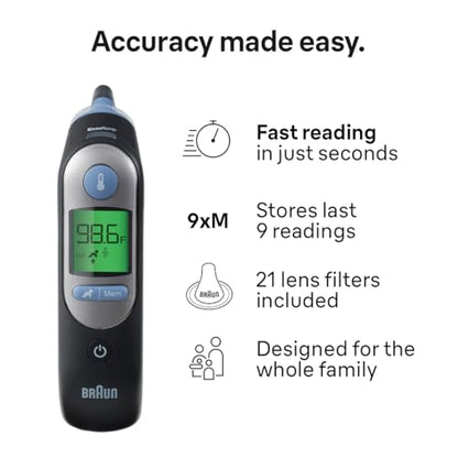 Braun ThermoScan 7 Digital Ear Thermometer for Adults, Babies & Infants - style: ThermoScan 7
