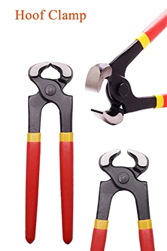 8 inch Farrier Tool Kits （9 Pcs） Mini Rasp Hoof File Goat Pig Equine