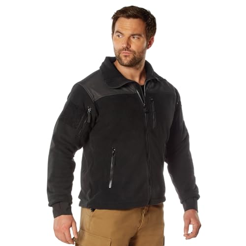 Rothco Spec Ops Tactical Fleece Jacket - color: Black, size: Large