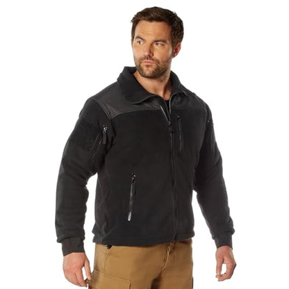 Rothco Spec Ops Tactical Fleece Jacket - color: Black, size: Large
