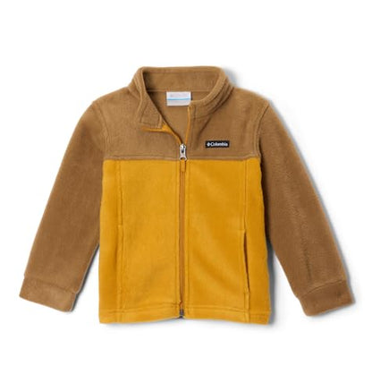 Columbia Youth Steens Mountain II Fleece Jacket - color: Squash/Delta, size: 3-6 Months