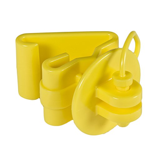 Zareba Systems ITPLY-Z Pin-Lock T-Post Insulator for Electric Fence - size: 25 Pack