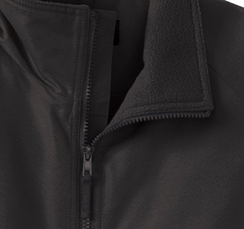 Smart People Clothing EMS economy jacket, REFLECTIVE logo fleece lining Emergency Medical - color: Black, size: Medium