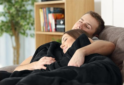 Utopia Bedding Soft Fleece Bed Blanket Throw XL Size Black (50x70 Inch) - color: Black, size: Throw XL (50x70 Inch)