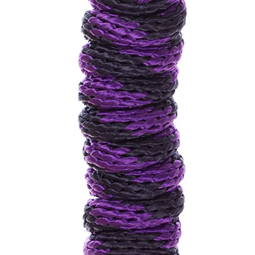 Equinavia Stella 8' Lead Rope with Snap Buckle - Purple/Navy - One Size - color: Purple/Navy