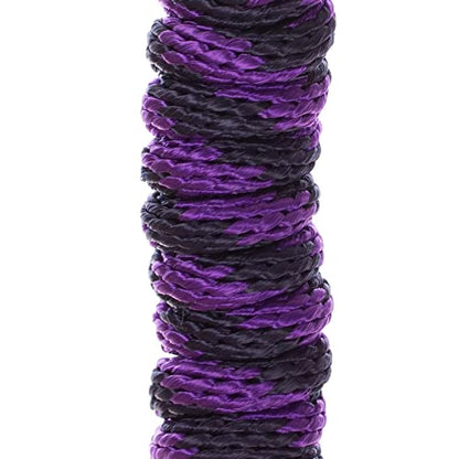 Equinavia Stella 8' Lead Rope with Snap Buckle - Purple/Navy - One Size - color: Purple/Navy