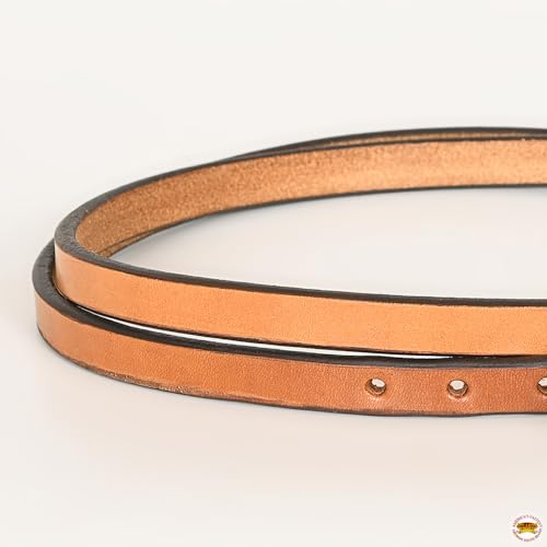 HILASON Western Horse Throat Latch Replacement Strap Headstall Harness Leather - color: Tan