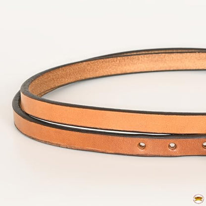 HILASON Western Horse Throat Latch Replacement Strap Headstall Harness Leather - color: Tan