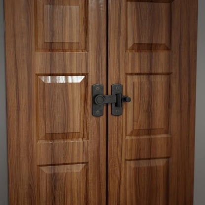 Renovators Supply Manufacturing Door Latch 2 in. Oil Rubbed Bronze Gate Latch/Barn Door Latch Lock with Mounting Hardware - color: Oil Rubbed Bronze