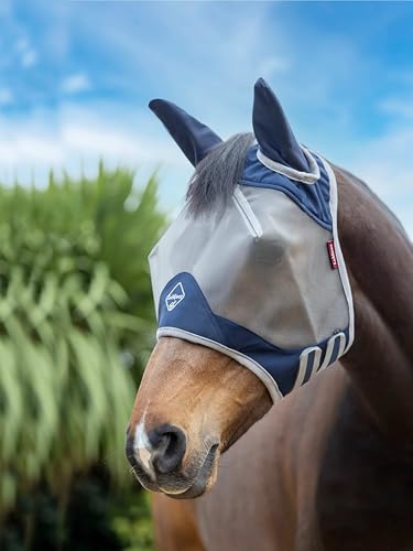 LeMieux ArmourShield Pro Half Fly Mask - color: Navy